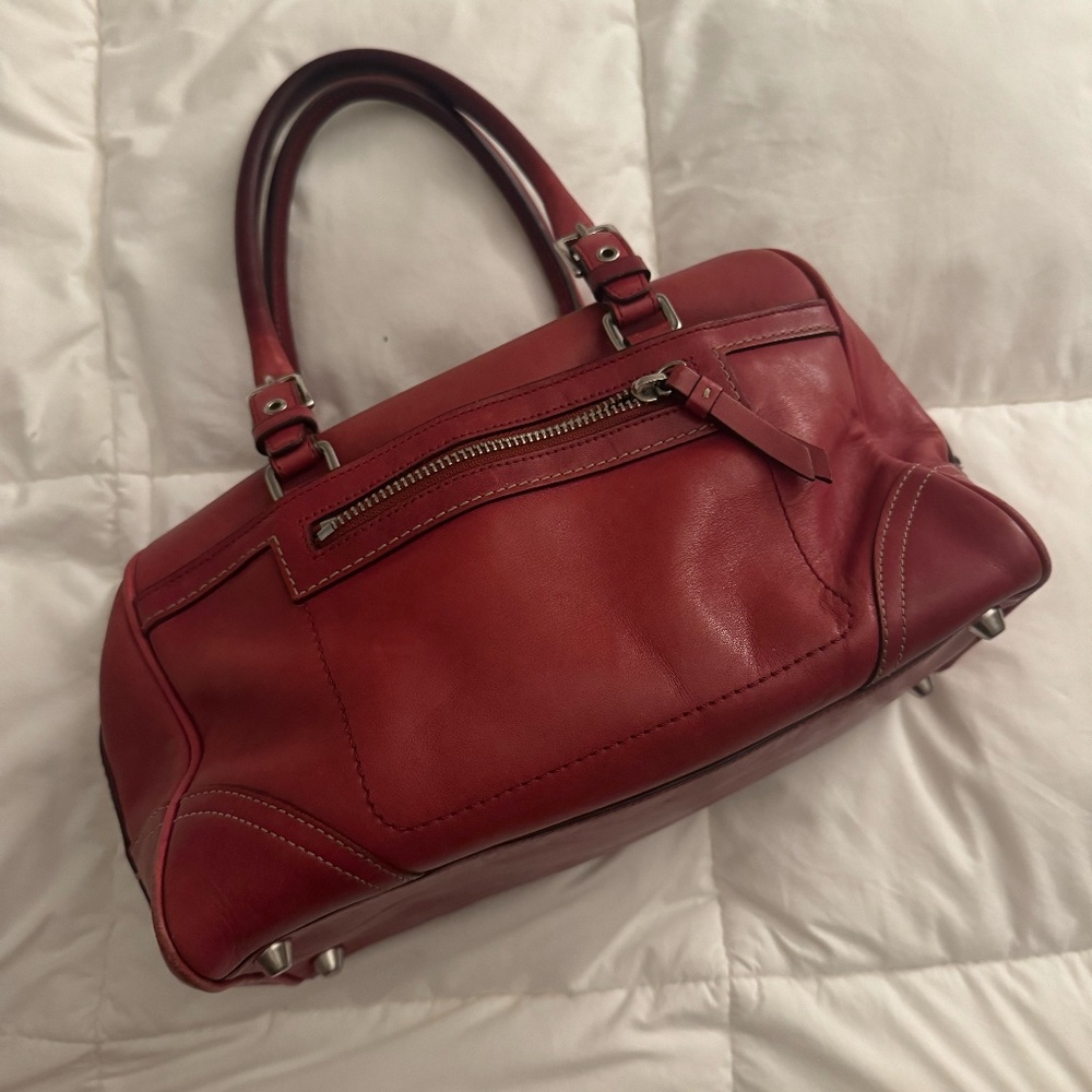 Vintage Leather Coach Bag